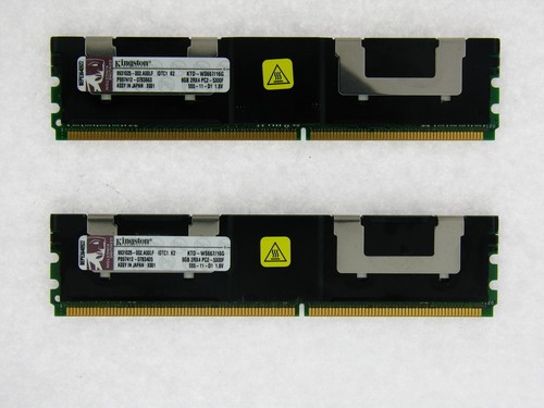Kingston 16gb 8gb pc2 - 2x, pc2-5300f